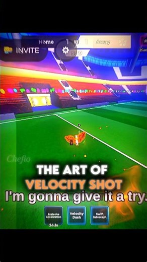 The Art Of Velocity Shot ⚡️💨 #roblox #bluelock #bluelockrivals #shorts #robloxshorts #montage #blr