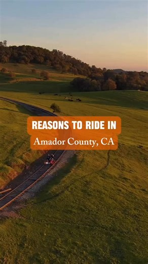 One of the most unique Rail Explorers Divisions 🛤️ The Rail Explorers: Amador Division features sweeping hills, open skies, and plenty of cows 🐄 As the season progresses the landscape shifts from vibrant green pastures, to its iconic golden hills 📸 Visit railexplorers.net or call 877-833-8588 for reservations and more information ℹ️ | Rail Explorers USA