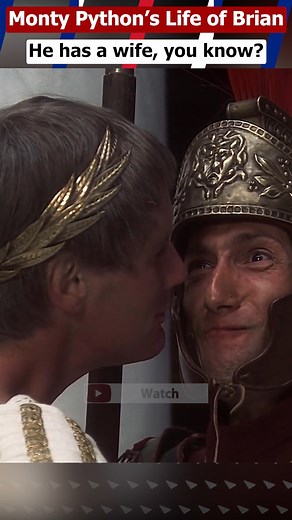 Serious Classics Clips on Instagram: "👉Visit our shop from link 🔗 in bio 🎁🎁 | He has a wife, you know? | Monty Python's Life of Brian #montypython #lifeofbrian #funny #funnyvideos #funnyvideo #comedyvideo #classiccomedy #britishcomedy #britishhumour #dailycomedy #viraltiktok #viralreels #montypythonlifeofbrian #funnyreels #dailyreels"