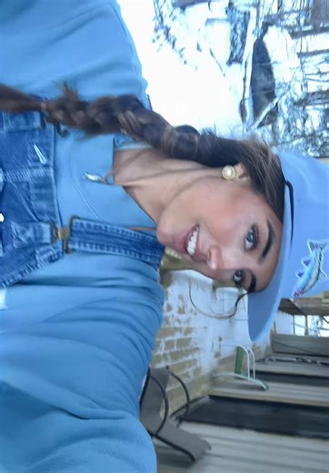 blue moment in the snow