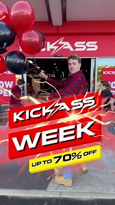 We’re opening new KickAss stores in Melbourne and the Sunshine Coast – and we’re throwing a party at every KickAss store across the country to celebrate! What’s On: BBQs 🍳 Prize Packs for the First 50 Customers 🎁 Free Gifts & Merch Giveaways 🧢 Spin-to-Win Prizes 🌀 Exclusive In-Store Deals, Discounts & Special Offers 💰 Balloons, Good Vibes & More 🎈 Slap on a KickAss Tattoo (temporary, of course) for Even Bigger Discounts! 🤑 PLUS – go in the draw to win one a KickAss PowerBoss! 🔋 | KickAss