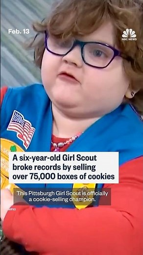 Girl Scout sells record-breaking number of cookies