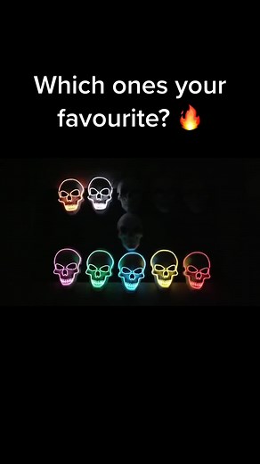 📦Full Halloween restock✅ Link in bio 😉 #masks #halloween #ledmask #led #scarymask