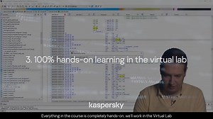 22 reactions | Our legendary Advanced Malware analysis online training is now available . Igor Kuznetsov explains why this course will take the Reverse Engineering skills of you or your team to the next level. Watch and claim your $300 saving today. | Kaspersky | Facebook