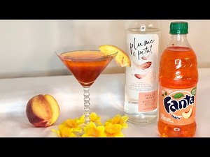 Elegant Peach Cocktail 🍑 | Peach Martini