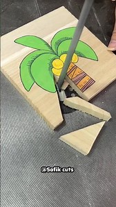 Satisfying Wood Cutting Palm Tree 🌴✂️