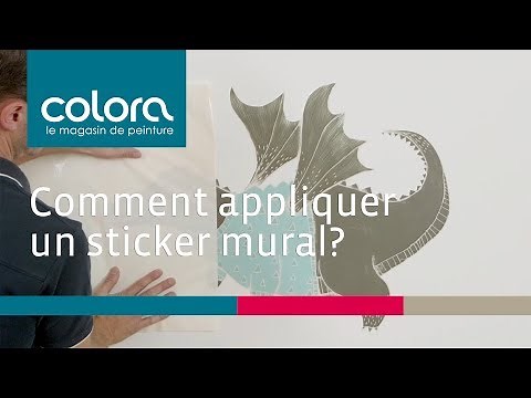 Comment appliquer un sticker mural ? | pas à pas