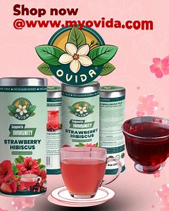 ❤️ This tea does more for your immunity than your morning orange juice — and it tastes like love in a cup. 🍓 Strawberry. 🌺 Hibiscus. ✨ Antioxidants. A caffeine‑free, sugar‑free blend that feels like a little self‑love ritual every day. ❄️ Hot or iced, it’s the sweetest upgrade to your hydration routine. 🌿 Your Valentine’s wellness starts here. Shop now and use our discount code: WELCOME30 We're giving away 30% off on your total order for new customers! https://www.myovida.com/products/strawbe