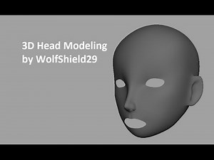 3D Head Modeling by WolfShield29 Part 1