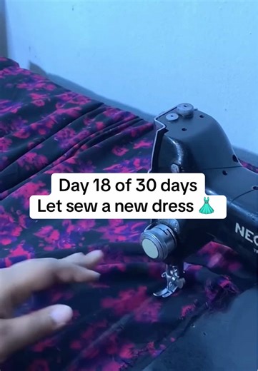 Day 18 of 30 days Let sew YouTube content challenge. Let make a new dress. Tutorial now live on YouTube: promoted Sandra #explore #30DaysContentChallenge #dress #SewingTutorial #fyp