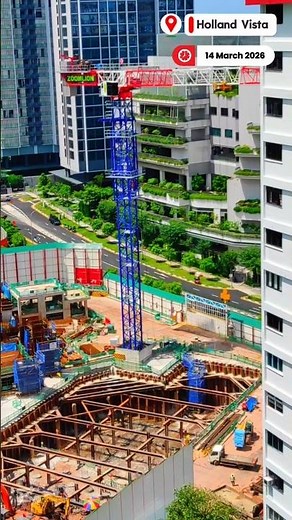 🏗️ ❲14 Mar 2026❳ HDB BTO Holland Vista site progress 🌬️🌤️