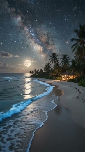 The Beach Where the Stars Touch the Ocean