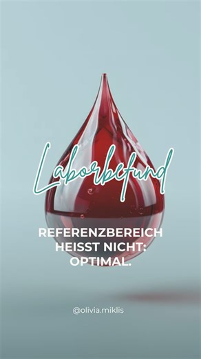 Heilpraktikerin - Funktionelle Medizin / Prävention on Instagram: "Ernsthaft?! 😟 Die meisten haben es schon erlebt.. Man fühlt sich so gar nicht ernst genommen. In der Schulmedizin werden meistens nur Standardreferenzbereiche angeschaut. Doch „normal“ heißt nicht „optimal“ und vor allem nicht gesund. 👉 Die meisten Laborberichte orientieren sich an Standardreferenzbereichen, doch diese zeigen nur, wo 90 % der Bevölkerung liegen. Und nicht wo Gesundheit oder optimale Funktion beginnen. Für eine 