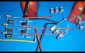 使用BC547和LED更多的电子元件，简易电子项目