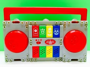 Yo Gabba Gabba Musical Boom Box Mega Bloks Turn Table Play Set Toy