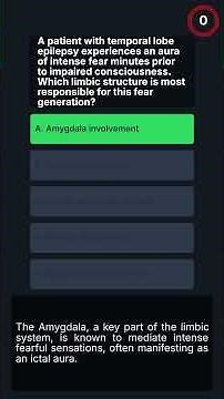 QUIZ, USMLE Neurological Cases: Epilepsy & Seizure