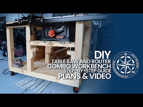 DIY Table Saw and Router Combo Workbench: Step-by-Step Guide | Plans & Video