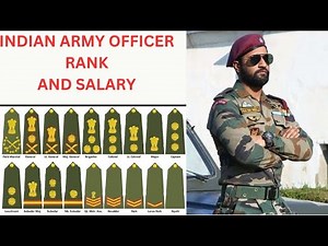 Indian Army officer Ranks and Salary 2024 || How to Recognise Army Officer Ranks