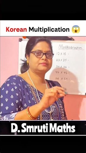 Korean Multiplication 😱 | #shorts #maths #multiplication