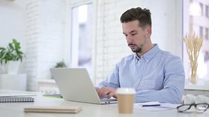 Creative Man Working On Computer Work Stock Footage Video (100% Royalty-free) 1043387416 | Shutterstock