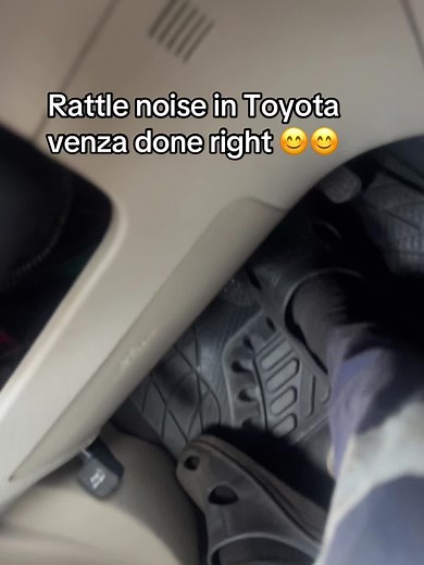 Resolving Rattle Noise in Toyota Venza