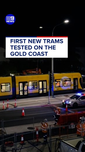 The first new trams on the tracks since 2017 have marked a major milestone for Light Rail Stage 3. #9News | 9 News Gold Coast