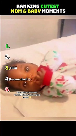 Ranking Cutest Mom & Baby Moments