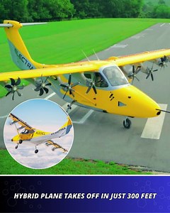 This hybrid-electric aircraft can take off in just 300 feet—no runway needed. With 8 electric props and a smart lift system, it lifts off at just 35 mph and lands almost anywhere. Could this be the future of local air travel? | Startup Selfie