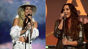 32K views · 211 reactions | With new albums out today from Miley Cyrus and Demi Lovato, we took a look at the pop stars' lasting rivalry in this week's #WhosOnTop  | PopCrush | Facebook