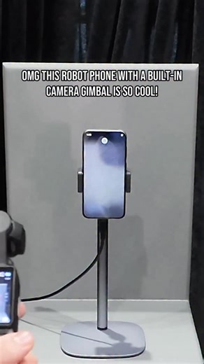 Honor is showing off the "Robot Phone" smartphone concept featuring a fold-out gimbal with 200MP camera for smooth video recording at MWC 2026. It'll remind Osmo Pocket users of their camera, but mashed with an otherwise standard slab phone. It's set to launch later this year, and is setting the tone for Honor's push into robotics. #robotphone #phonegimbal #honorphone #smartphones #cooltech | Tom's Guide