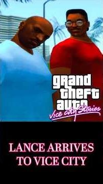 GTA VICE CITY STORIES | LANCE VANCE ARRIVES TO VICE CITY
