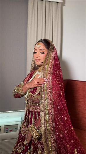 Stunning Pakistani Bridal Makeup and Hair Transformation