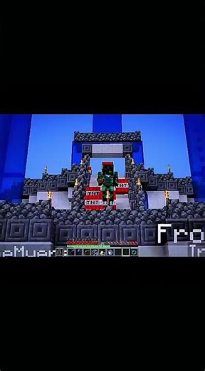 Senpai Spider Kill Hacker in 2b2t #minecraft #gaming #shorts