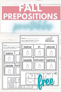 Free Printable Apple Preposition Worksheets - Smart Cookie Printables