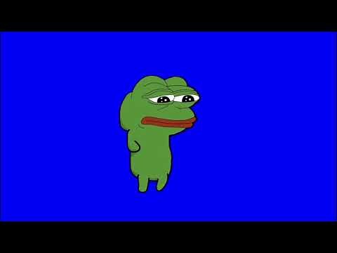 ✔️GREEN SCREEN EFFECTS: sad Pepe frog dance