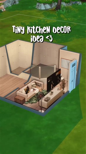 Creative Tiny Kitchen Decor Ideas in The Sims 4