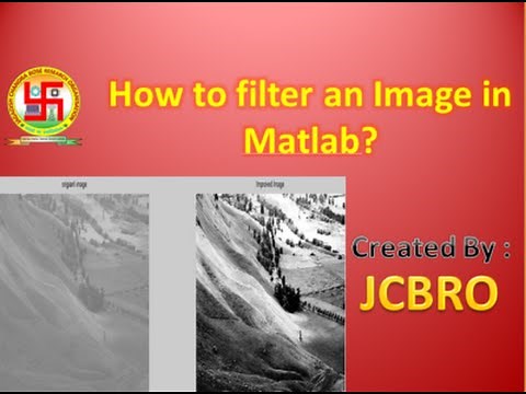 How to filter an Image in Matlab ??