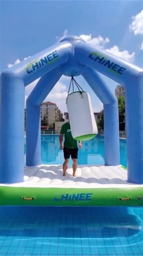 T10-633 Factory and manufacturer Commercial Inflatable Water Boxing Floating Punching Bag Obstacle