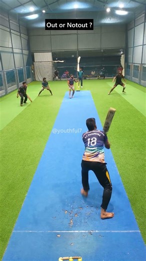 Out or Not Out? 😱 | Insane Run Out Moment | Softball Indoor Cricket #Shorts