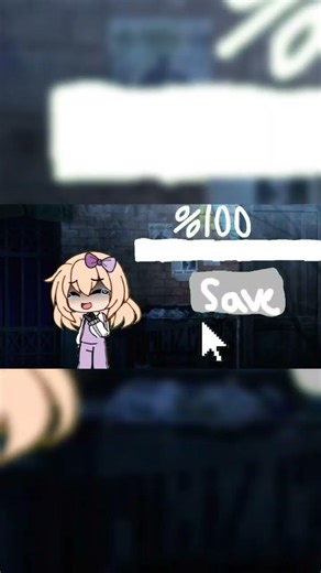 you have reached the end of the game #human gacha robot#would you do reset or save#she's begging