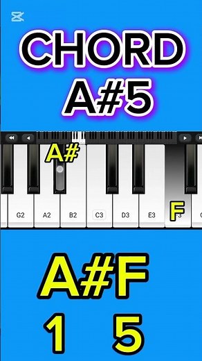 A#5 CHORD ON PIANO FOR BEGINNERS|#piano #pianotutorial #music #song #shorts #youtubeshorts