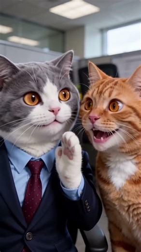 POV: You teach the new guy your “secret”... and then THIS happens 👀🐱
