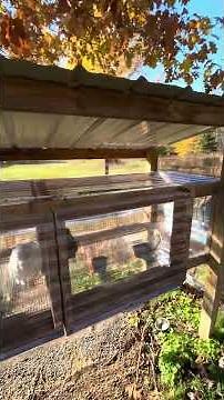 Winterizing the bunny hutches