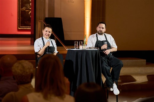 Last week, we proudly hosted an intimate Tundra to Table dining event at the Art Gallery of Ontario, in partnership with Igapall. Guests, including travel professionals, members of the media, culinary and lifestyle influencers, and our team, gathered for a unique evening of modern Inuit fusion cuisine and powerful cultural storytelling that brought the Arctic to life. Tundra to Table is a first-of-its-kind culinary collaboration, available as an optional add-on during select Arctic expeditions. 