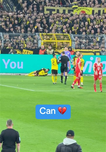 Can's Injury in BVB vs Bayern Match
