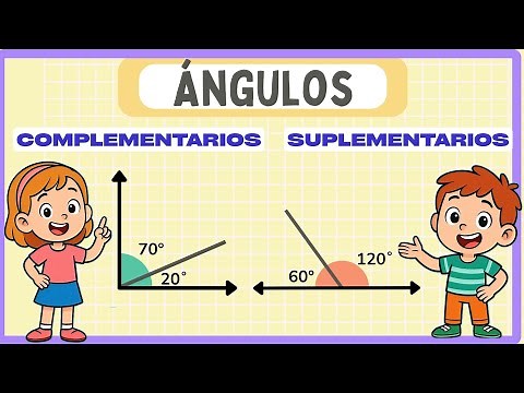 ¿Qué son los ángulos complementarios y suplementarios? [Video educativo]