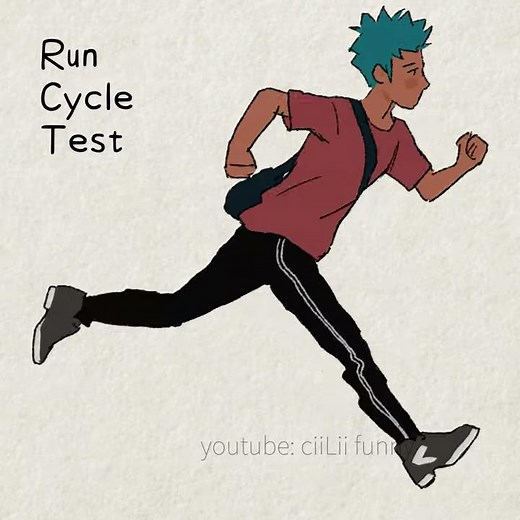 Animating Run Cycles | Learn how to animate a Run | ciiLii funny