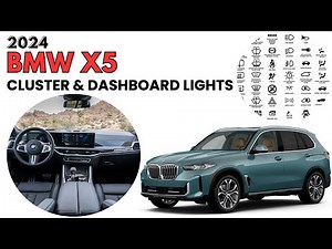 2024 BMW X5 Cluster Display & Dashboard Warning Lights Guide