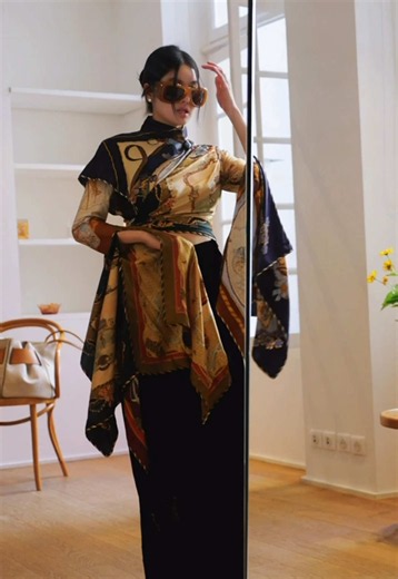 Zimmermann dress at Paris Fashion Week — Aon Somrutai in PFW