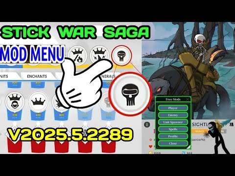 INSANE New Stick War Saga Mod Menu v2025.5.2289 😁